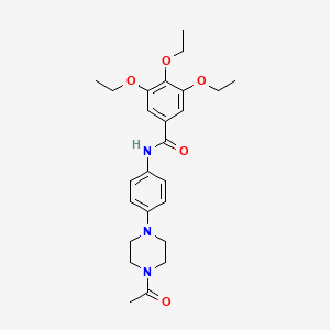 N-[4-(4-Acetyl-piperazin-1-yl)-phenyl]-3,4,5-triethoxy-benzamide