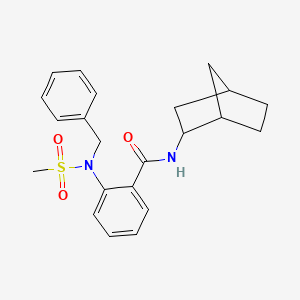 2-[benzyl(methylsulfonyl)amino]-N-(bicyclo[2.2.1]hept-2-yl)benzamide