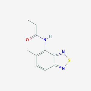 N-(5-methyl-2,1,3-benzothiadiazol-4-yl)propanamide