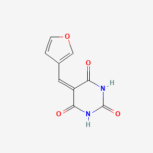 molecular formula C9H6N2O4 B5048354 5-(3-furylmethylene)-2,4,6(1H,3H,5H)-pyrimidinetrione CAS No. 306279-92-5