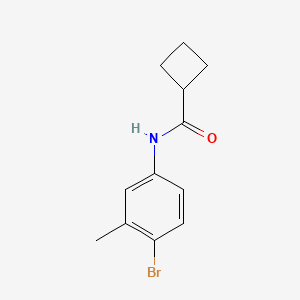 N-(4-bromo-3-methylphenyl)cyclobutanecarboxamide