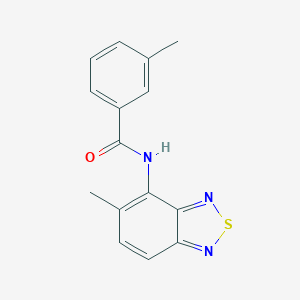 3-methyl-N-(5-methyl-2,1,3-benzothiadiazol-4-yl)benzamide