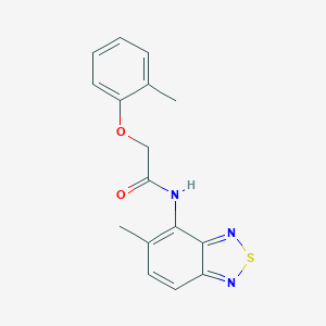 N-(5-methyl-2,1,3-benzothiadiazol-4-yl)-2-(2-methylphenoxy)acetamide