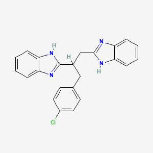 2,2'-[3-(4-chlorophenyl)-1,2-propanediyl]bis-1H-benzimidazole