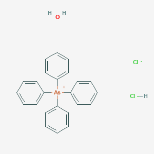 molecular formula C24H23AsCl2O B050485 四苯基胂鎓氯化氢水合物 CAS No. 123334-18-9