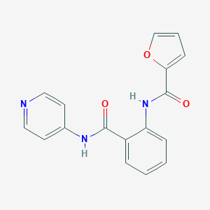 N-{2-[(4-pyridinylamino)carbonyl]phenyl}-2-furamide