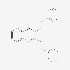 2,3-Bis[(phenylthio)methyl]quinoxaline
