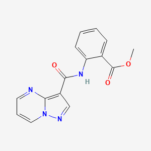 methyl 2-[(pyrazolo[1,5-a]pyrimidin-3-ylcarbonyl)amino]benzoate