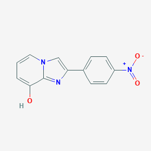 molecular formula C13H9N3O3 B504860 2-{4-Nitrophenyl}imidazo[1,2-a]pyridin-8-ol 