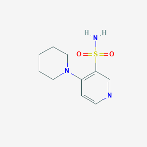 molecular formula C10H15N3O2S B504875 4-Piperidin-1-ylpyridine-3-sulfonamide 
