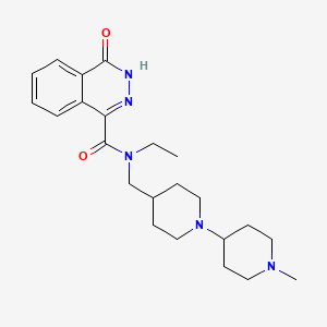 N-ethyl-N-[(1'-methyl-1,4'-bipiperidin-4-yl)methyl]-4-oxo-3,4-dihydro-1-phthalazinecarboxamide