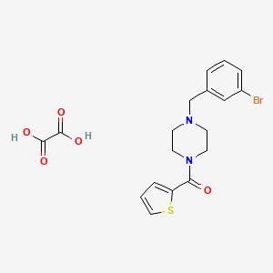 1-(3-bromobenzyl)-4-(2-thienylcarbonyl)piperazine oxalate