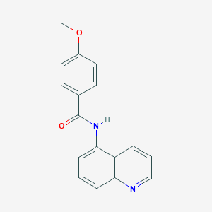 4-methoxy-N-quinolin-5-ylbenzamide