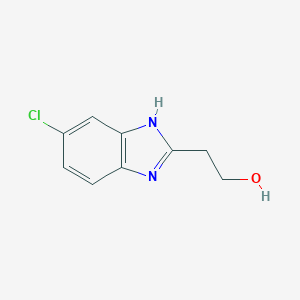 molecular formula C9H9ClN2O B504886 2-(6-氯-1H-苯并咪唑-2-基)乙醇 CAS No. 20033-00-5