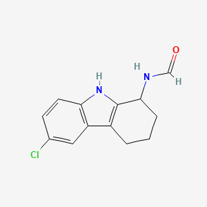 (6-chloro-2,3,4,9-tetrahydro-1H-carbazol-1-yl)formamide