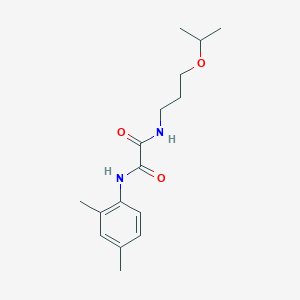 molecular formula C16H24N2O3 B5048986 N-(2,4-dimethylphenyl)-N'-(3-isopropoxypropyl)ethanediamide 