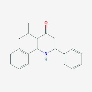 molecular formula C20H23NO B5049025 3-isopropyl-2,6-diphenyl-4-piperidinone CAS No. 79246-08-5