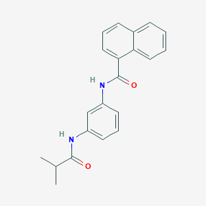 N-[3-(isobutyrylamino)phenyl]-1-naphthamide