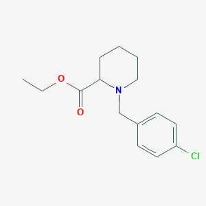 molecular formula C15H20ClNO2 B5049093 ethyl 1-(4-chlorobenzyl)-2-piperidinecarboxylate 