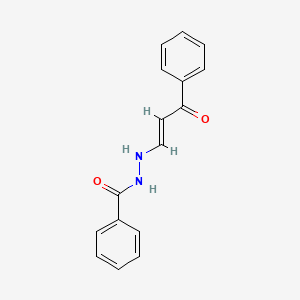 molecular formula C16H14N2O2 B5049161 N'-(3-oxo-3-phenyl-1-propen-1-yl)benzohydrazide 