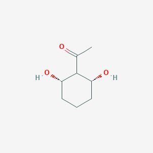 B050492 1-[(2R,6S)-2,6-Dihydroxycyclohexyl]ethanone CAS No. 119458-58-1