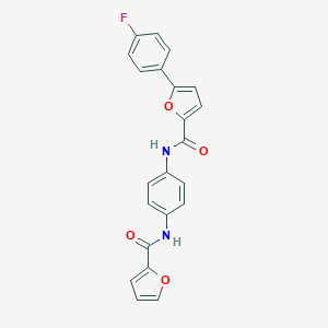 5-(4-fluorophenyl)-N-[4-(2-furoylamino)phenyl]-2-furamide