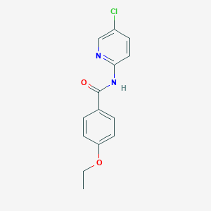 molecular formula C14H13ClN2O2 B504925 N-(5-chloropyridin-2-yl)-4-ethoxybenzamide 