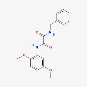 molecular formula C17H18N2O4 B5049366 N-benzyl-N'-(2,5-dimethoxyphenyl)ethanediamide 