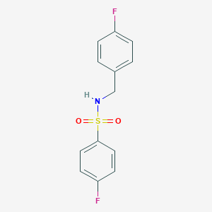 molecular formula C13H11F2NO2S B504944 4-fluoro-N-(4-fluorobenzyl)benzenesulfonamide 