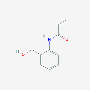 molecular formula C10H13NO2 B504946 N-[2-(hydroxymethyl)phenyl]propanamide 