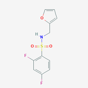 2,4-difluoro-N-(2-furylmethyl)benzenesulfonamide