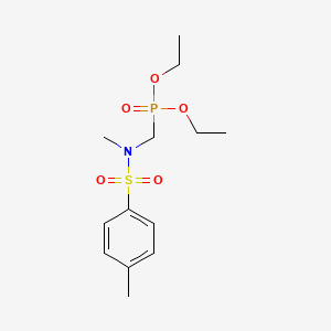 molecular formula C13H22NO5PS B5049482 diethyl ({methyl[(4-methylphenyl)sulfonyl]amino}methyl)phosphonate 