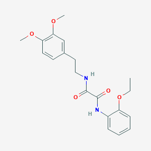 molecular formula C20H24N2O5 B5049519 N-[2-(3,4-dimethoxyphenyl)ethyl]-N'-(2-ethoxyphenyl)ethanediamide 