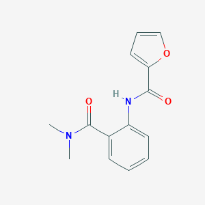 molecular formula C14H14N2O3 B504954 N-[2-(dimethylcarbamoyl)phenyl]furan-2-carboxamide 