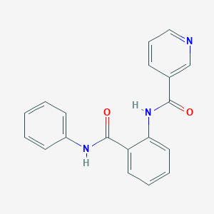 N-[2-(anilinocarbonyl)phenyl]nicotinamide