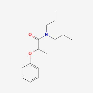 molecular formula C15H23NO2 B5049663 2-phenoxy-N,N-dipropylpropanamide 