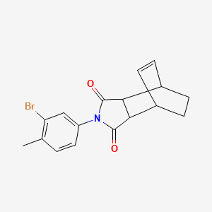 4-(3-bromo-4-methylphenyl)-4-azatricyclo[5.2.2.0~2,6~]undec-8-ene-3,5-dione