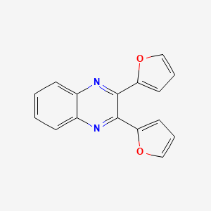 2,3-di-2-furylquinoxaline