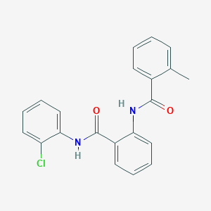 N-{2-[(2-chlorophenyl)carbamoyl]phenyl}-2-methylbenzamide