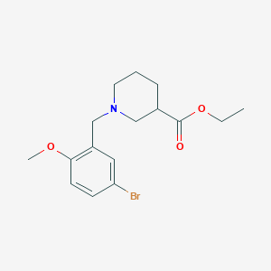 ethyl 1-(5-bromo-2-methoxybenzyl)-3-piperidinecarboxylate