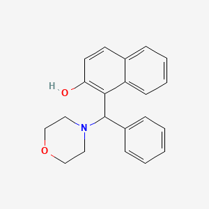 molecular formula C21H21NO2 B5049817 1-[4-morpholinyl(phenyl)methyl]-2-naphthol CAS No. 24685-08-3