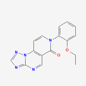 molecular formula C16H13N5O2 B5049850 7-(2-ethoxyphenyl)pyrido[3,4-e][1,2,4]triazolo[1,5-a]pyrimidin-6(7H)-one 