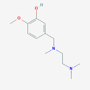 5-{[[2-(dimethylamino)ethyl](methyl)amino]methyl}-2-methoxyphenol