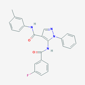 5-[(3-fluorobenzoyl)amino]-N-(3-methylphenyl)-1-phenyl-1H-pyrazole-4-carboxamide