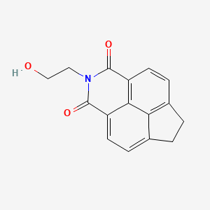 molecular formula C16H13NO3 B5050052 2-(2-hydroxyethyl)-6,7-dihydro-1H-indeno[6,7,1-def]isoquinoline-1,3(2H)-dione 