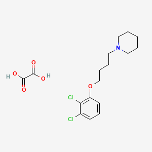 molecular formula C17H23Cl2NO5 B5050103 1-[4-(2,3-dichlorophenoxy)butyl]piperidine oxalate 