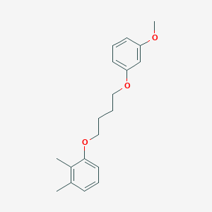 1-[4-(3-methoxyphenoxy)butoxy]-2,3-dimethylbenzene