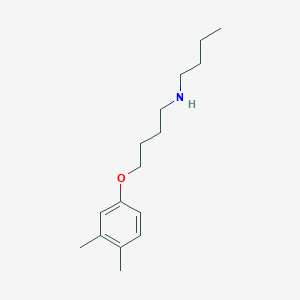 N-butyl-4-(3,4-dimethylphenoxy)-1-butanamine