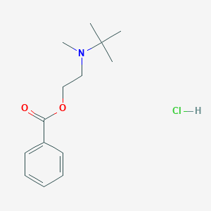 molecular formula C14H22ClNO2 B5050242 2-[tert-butyl(methyl)amino]ethyl benzoate hydrochloride 