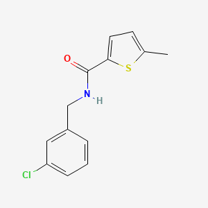 N-(3-chlorobenzyl)-5-methyl-2-thiophenecarboxamide